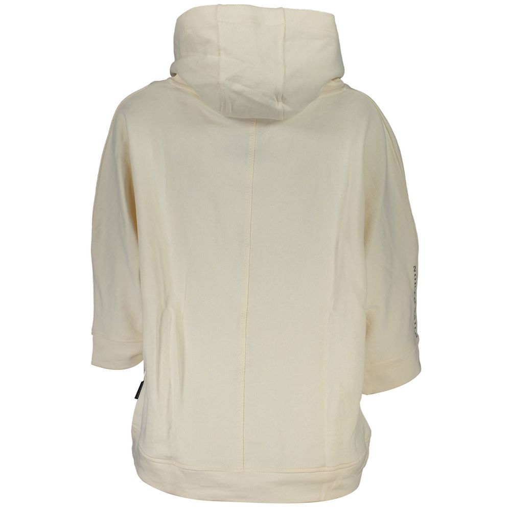 Hooded Sweatshirt Sweater by North Sails for women in cotton white showcases a sumptuous silhouette, artfully finished with a sumptuous hooded neckline and for a sophisticated, sumptuous look.