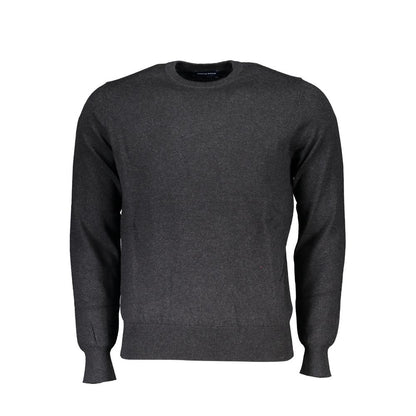 Sweater by North Sails for men in fabric gray showcases a discreet silhouette, finished with a discreet crew neckline and for a discreet look.