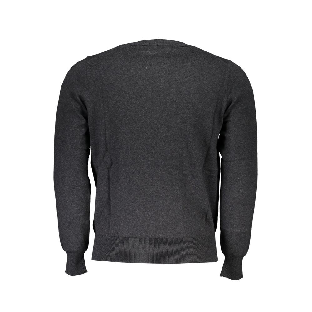 Sweater by North Sails for men in fabric gray showcases a downtown chic silhouette, artfully finished with a downtown chic and for a sophisticated, high-end look.