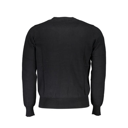 Sweater by North Sails for men in fabric black features an polished silhouette, showcasing refined and a sophisticated crew neckline for a truly polished finish.