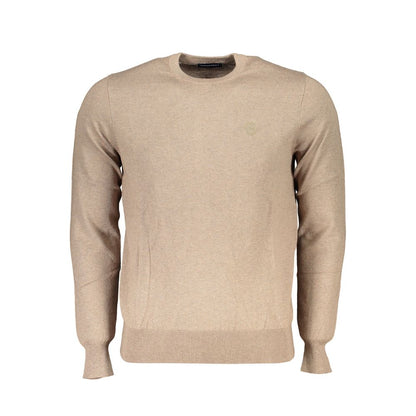 Sweater by North Sails for men in fabric beige showcases a downtown chic silhouette, artfully finished with a downtown chic crew neckline and for a sophisticated, high-end look.