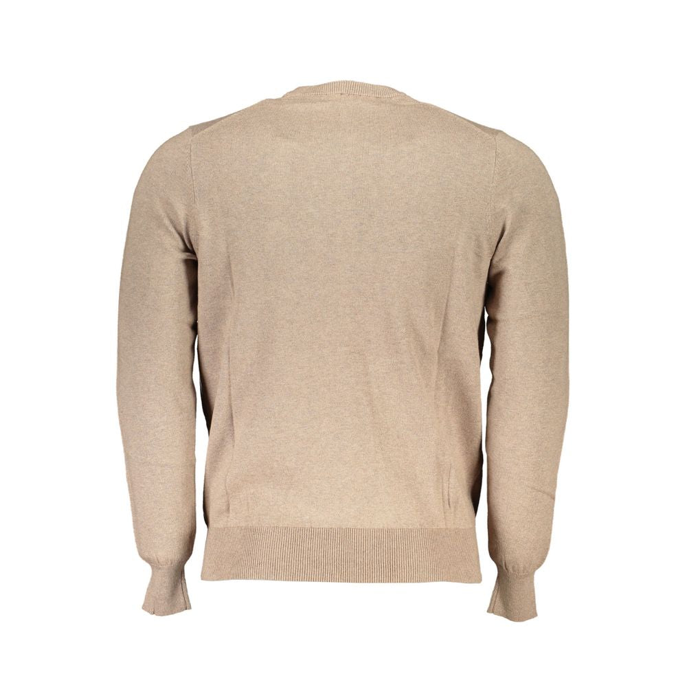 Sweater by North Sails for men in fabric beige showcases a sumptuous silhouette, artfully finished with a sumptuous crew neckline and for a sophisticated, sumptuous look.