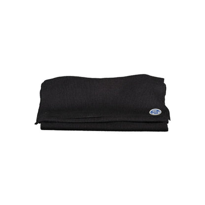 Scarf by North Sails for men in cotton black presents a ethereal silhouette, artfully capturing the essence of the ethereal Cotton Scarf design for a sophisticated look.