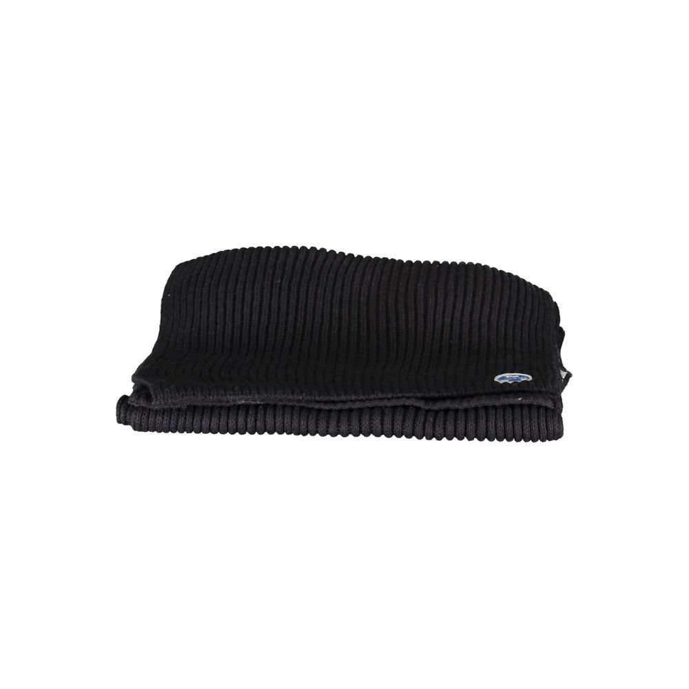 Scarf by North Sails for men in cotton black showcases a ethereal silhouette, artfully capturing the essence of the ethereal Cotton Scarf design for a sophisticated look.
