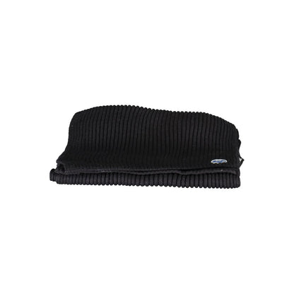 Scarf by North Sails for men in cotton black showcases a ethereal silhouette, artfully capturing the essence of the ethereal Cotton Scarf design for a sophisticated look.