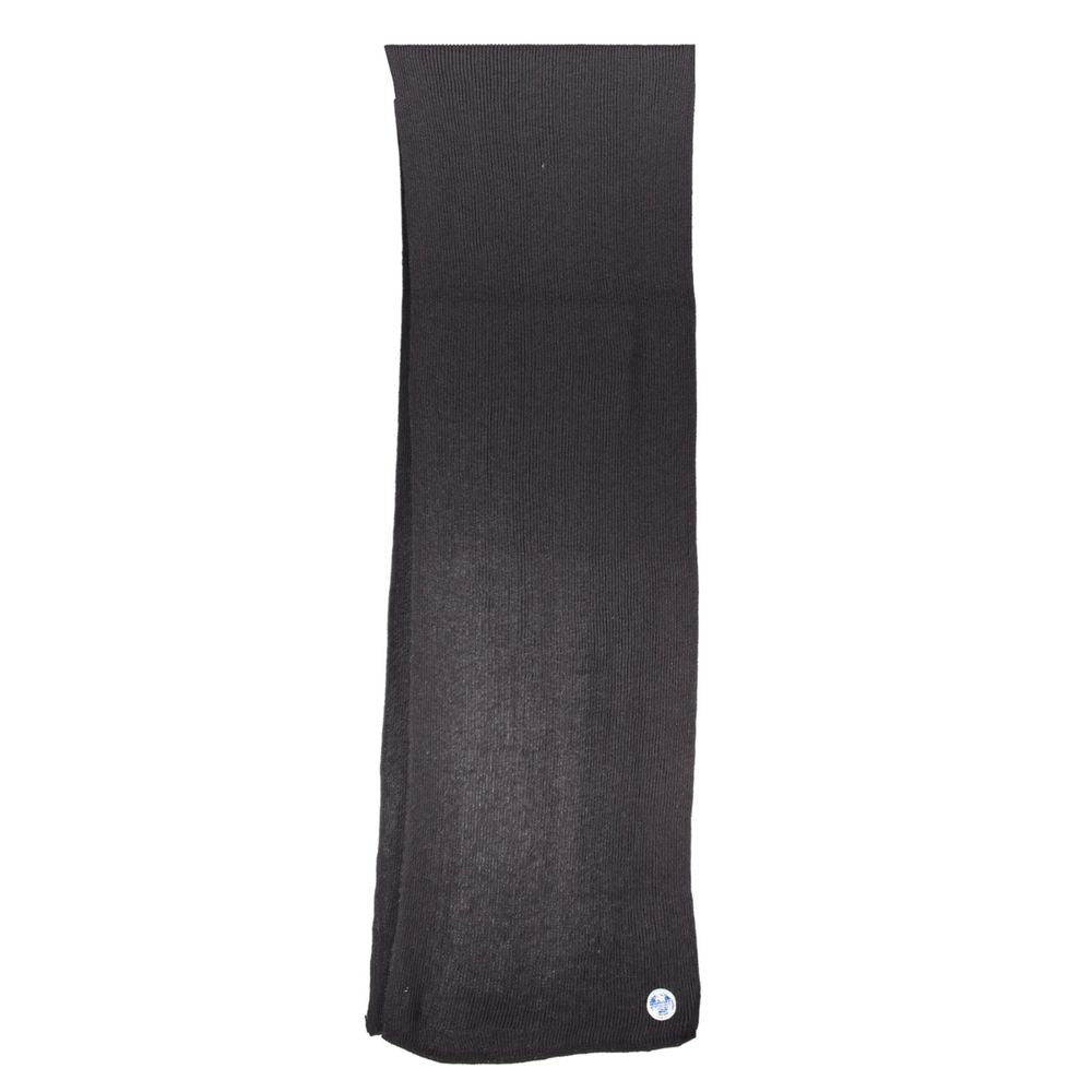 Scarf by North Sails for men in cotton black showcases a ethereal silhouette from the Cotton Scarf collection, offering a ethereal drape that exudes sophisticated luxury.