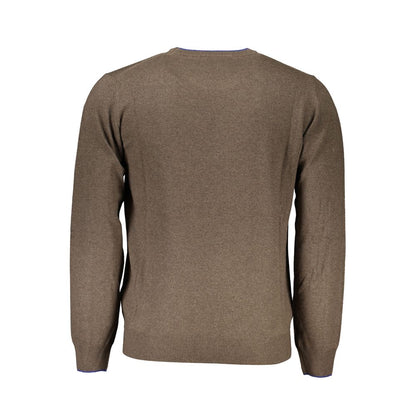 Sweater by Harmont & Blaine for men in fabric brown showcases a sumptuous silhouette, artfully finished with a sumptuous and for a sophisticated, sumptuous look.