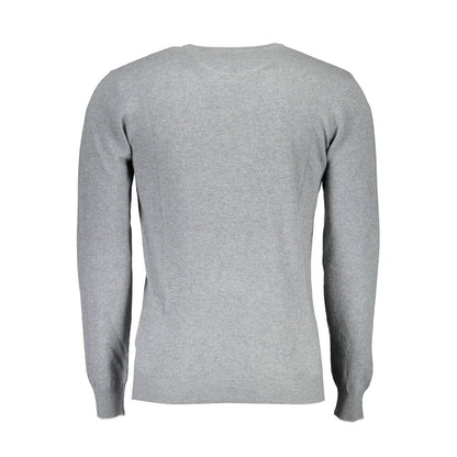 Sweater by U.S. POLO ASSN. for men in wool gray features an polished silhouette, showcasing refined and a sophisticated for a truly polished finish.