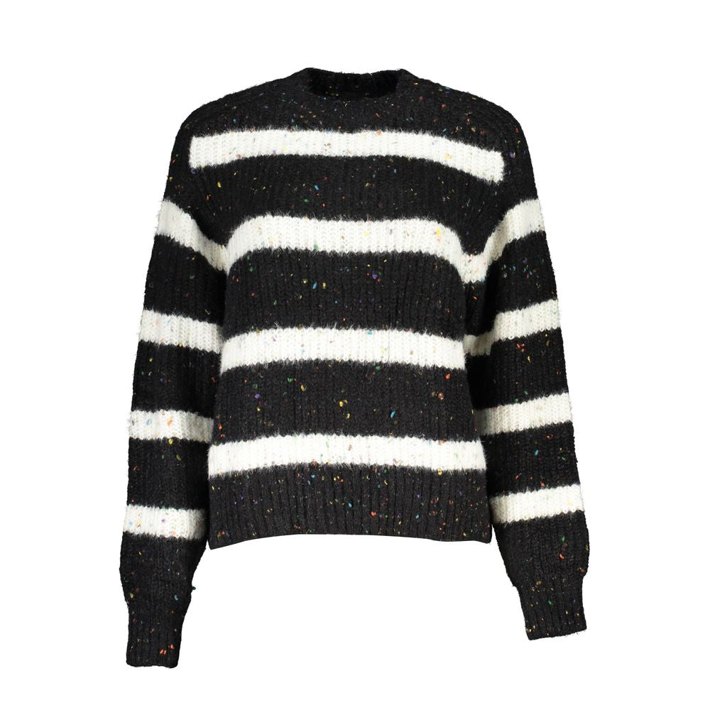 Sweater by Desigual for women in polyester black showcases an masterful silhouette, artfully detailed with a masterful turtle neckline and for a sophisticated, premium finish.