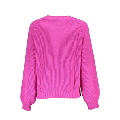 Sweatshirt by Desigual for women in fabric pink features an exquisite silhouette, showcasing and details for a exquisite look.