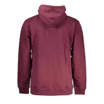 Hooded Sweater by Vans for men in cotton red showcases a discreet silhouette, finished with a discreet and for a discreet look.