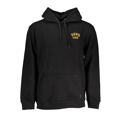 This Hooded Sweater by Vans for men in cotton black presents a understated silhouette, featuring a sophisticated hooded neckline and for a understated finish.