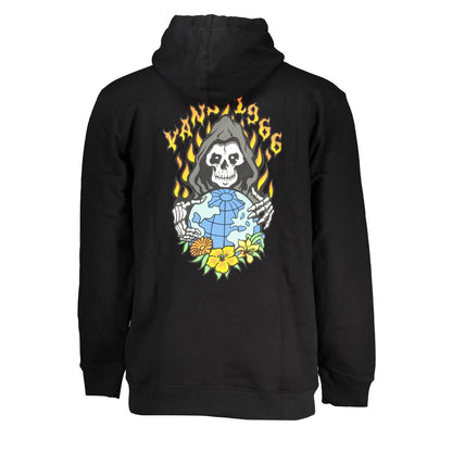 Hooded Sweater by Vans for men in cotton black showcases an masterful silhouette, artfully detailed with a masterful hooded neckline and for a sophisticated, premium finish.