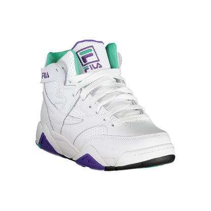 Sneakers by Fila for women in polyester white features an sumptuous design from the Women's Fashion Polyester Sneakers collection, highlighting a sumptuous fashion style for a premium, high-fashion look.
