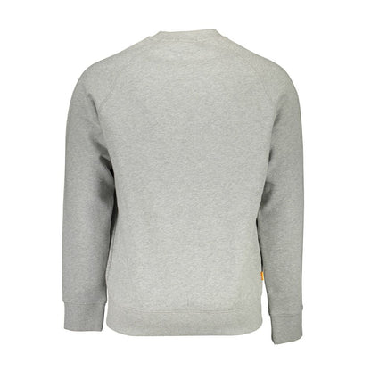 Sweatshirt by Timberland for men in organic cotton gray & print features a unrivaled silhouette with a refined and unrivaled detailing for a sophisticated look.