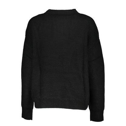 This Sweater by Patrizia Pepe for women in fabric black presents a understated silhouette, featuring a sophisticated and for a understated finish.