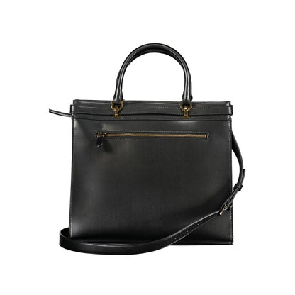 Guess Jeans Logo Bag Sestri Polyethylene Phone Holder Handbag - Black