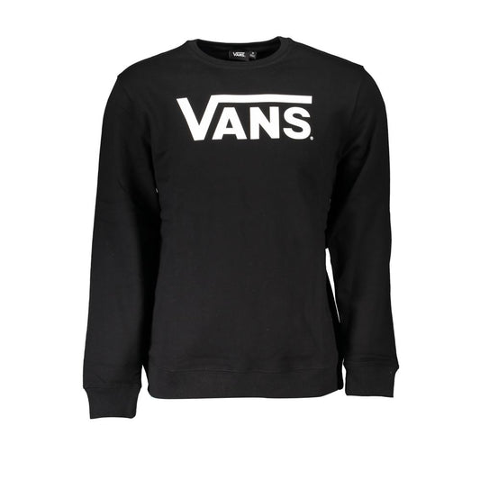 Sweatshirt by Vans for men in cotton black & print features an exquisite silhouette, showcasing long-sleeve and crew neckline details for a exquisite look.