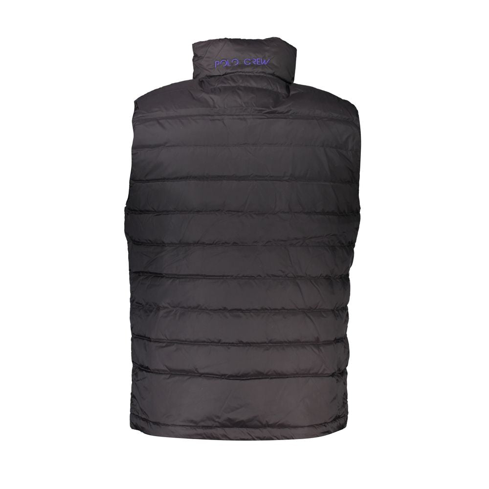 Jacket by La Martina for men in polyamide black features a smart silhouette, perfectly accentuated by its unique and functional pockets for a smart finish.