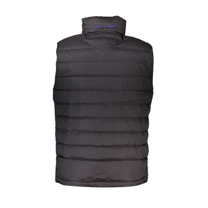 Jacket by La Martina for men in polyamide black features a smart silhouette, perfectly accentuated by its unique and functional pockets for a smart finish.