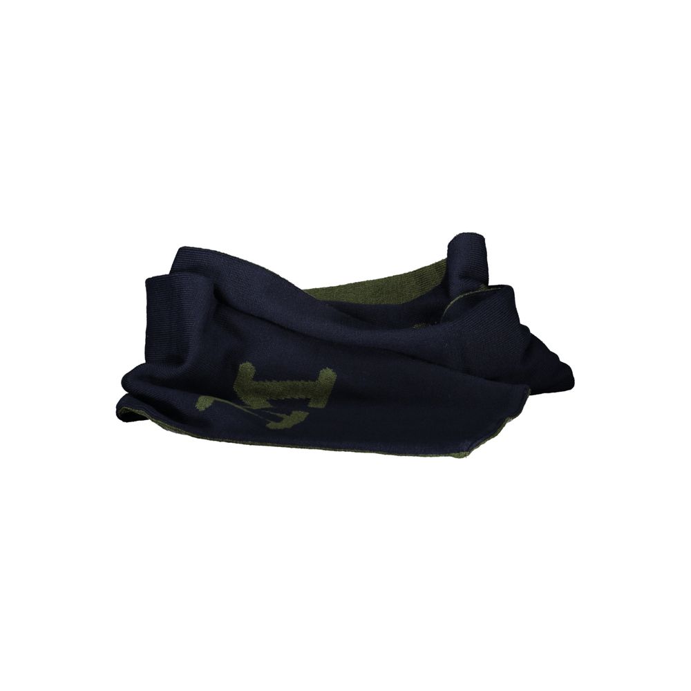 Scarf by La Martina for men in polyester green & print features a ethereal silhouette, artfully capturing the essence of the ethereal Polyester Scarf design for a sophisticated look.