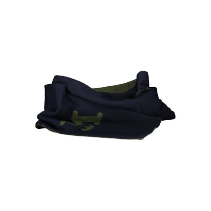 Scarf by La Martina for men in polyester green & print features a ethereal silhouette, artfully capturing the essence of the ethereal Polyester Scarf design for a sophisticated look.