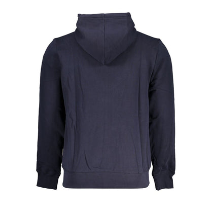 Hooded Sweatshirt Hoodie by Napapijri for men in cotton blue features an avant-garde silhouette, showcasing a sophisticated and detail for a truly avant-garde finish.
