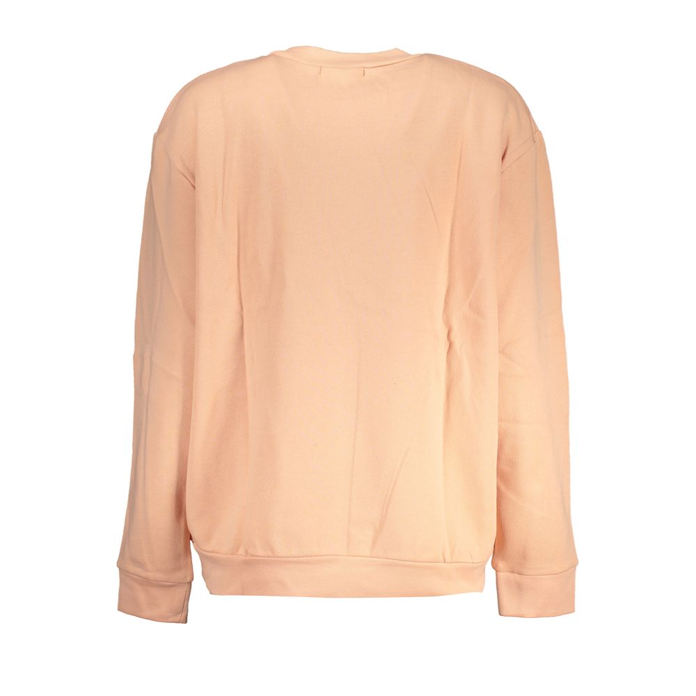 Sweatshirt by Cavalli Class for women in cotton pink & print presents a smart casual silhouette, featuring a smart casual and for a sophisticated look.