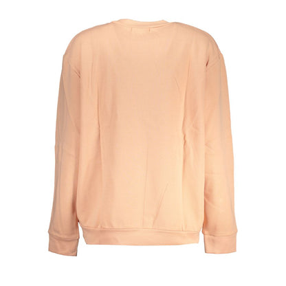 Sweatshirt by Cavalli Class for women in cotton pink & print presents a smart casual silhouette, featuring a smart casual and for a sophisticated look.