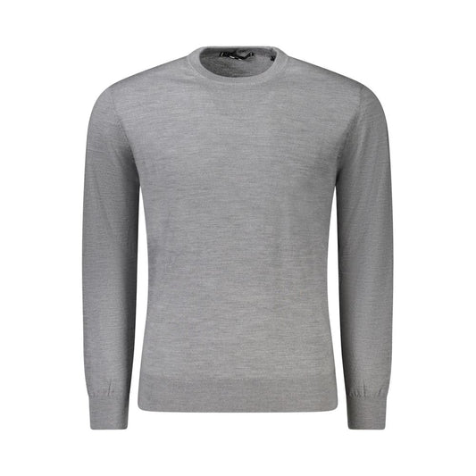 Sweatshirt by Guess Jeans for men in wool gray features an exquisite silhouette, showcasing and crew neckline details for a exquisite look.
