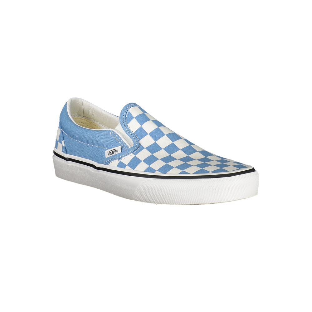 Sneakers by Vans for women in polyester blue & checked features an sumptuous design from the Women's Slip-On Polyester Sneakers collection, highlighting a sumptuous slip-on style for a premium, high-fashion look.