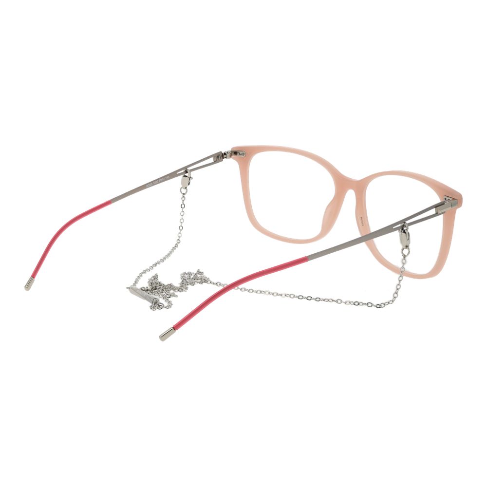 Eyeglasses Frames by Hugo Boss for women in acetate and cream showcases a refined silhouette, detailed with a cream coloured frame finish and a sophisticated full-frame frame design.