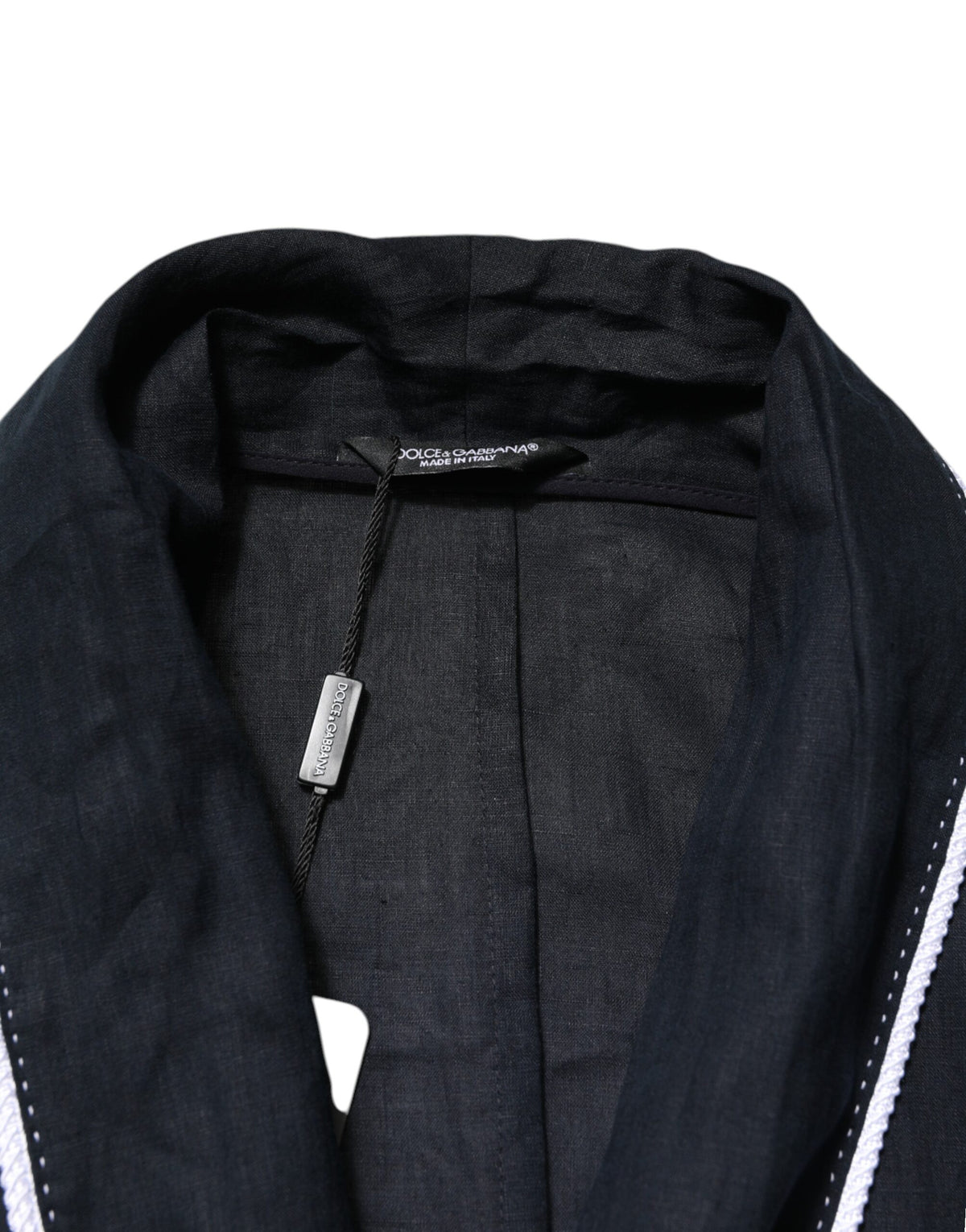 Dolce & Gabbana Men's Linen Blazer - Dark Blue