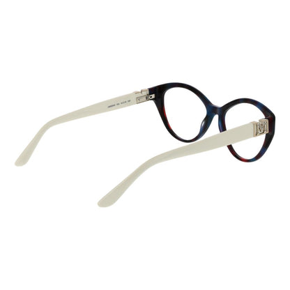 Eyeglasses Frames by Marciano by Guess for women in acetate and blue showcases an refined full-frame frame design featuring a sophisticated blue coloured frame for an refined and refined aesthetic.