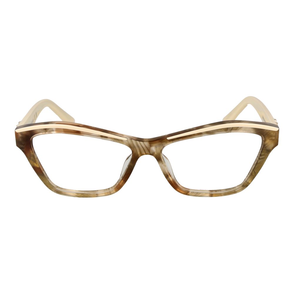 Eyeglasses Frames by Marciano by Guess for women in acetate beige showcases a refined full-frame frame design with a refined beige coloured frame finish for a refined and sophisticated look.