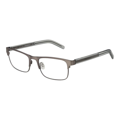 Eyeglasses Frames by Converse for men in acetate gray features an refined silhouette, showcasing a sophisticated gray coloured frame and refined full-frame frame design for a refined look.
