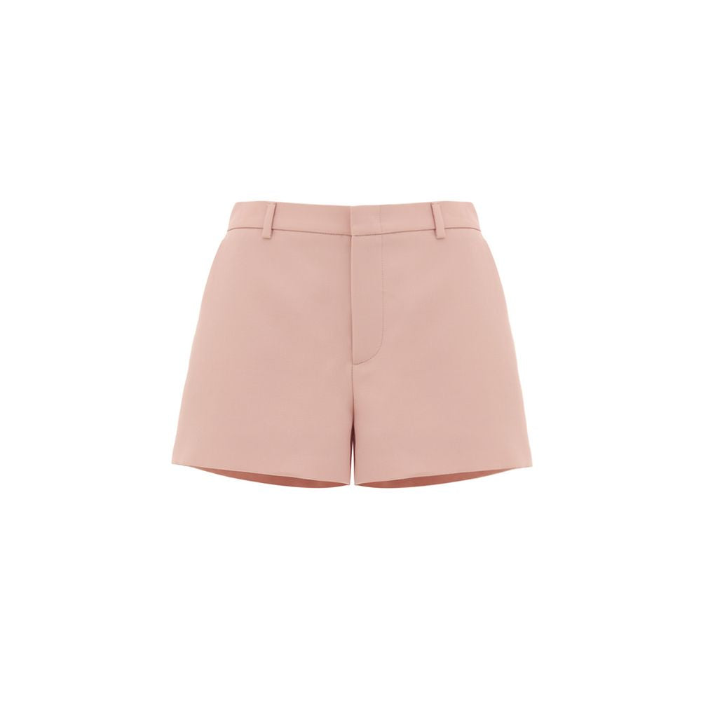 Shorts by Gucci for women in mohair wool pink features a architectural silhouette, showcasing a architectural and short defined by a sophisticated for a premium, elevated aesthetic.