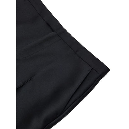 Jeans by Gucci for women in cotton denim silk & wool black features an refined tailoring silhouette, showcasing a premium straight, wide & cropped with a and cropped cut for a refined tailoring look.