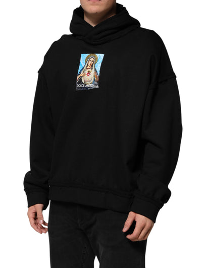 Dolce & Gabbana Men's Cotton & Crystal Hooded Jacket - Black