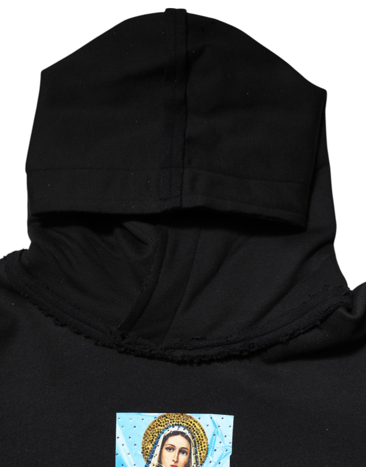 Dolce & Gabbana Men's Cotton & Crystal Hooded Jacket - Black