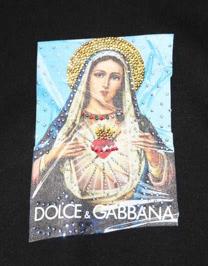 Dolce & Gabbana Men's Cotton & Crystal Hooded Jacket - Black