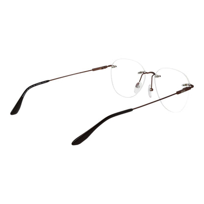Eyeglasses Frames by BMW for men in titanium bronze showcases a refined rimless frame design with a refined bronze coloured frame finish for a refined and sophisticated look.