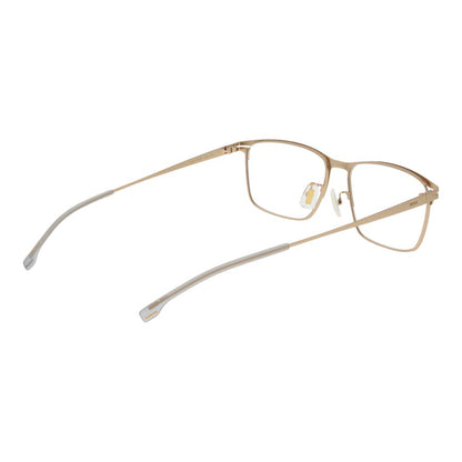 Eyeglasses Frames by Hugo Boss for men in metal and gold showcases a refined silhouette, detailed with a gold coloured frame finish and a sophisticated full-frame frame design.