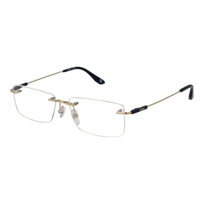 Eyeglasses Frames by BMW for men in and gold showcases a refined silhouette, detailed with a gold coloured frame finish and a sophisticated rimless frame design.