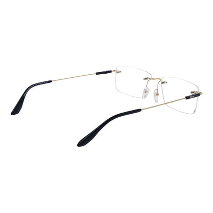 Eyeglasses Frames by BMW for men in gold features an refined silhouette, showcasing the refined gold coloured frame and sophisticated rimless frame design.