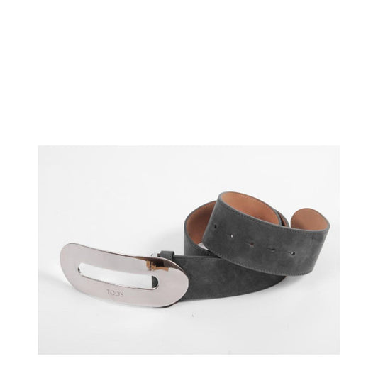 Belt by Tod's for women in suede leather beige features an artisanal silhouette, showcasing the artisanal craftsmanship of the Suede Leather Belt collection for a artisanal finish.