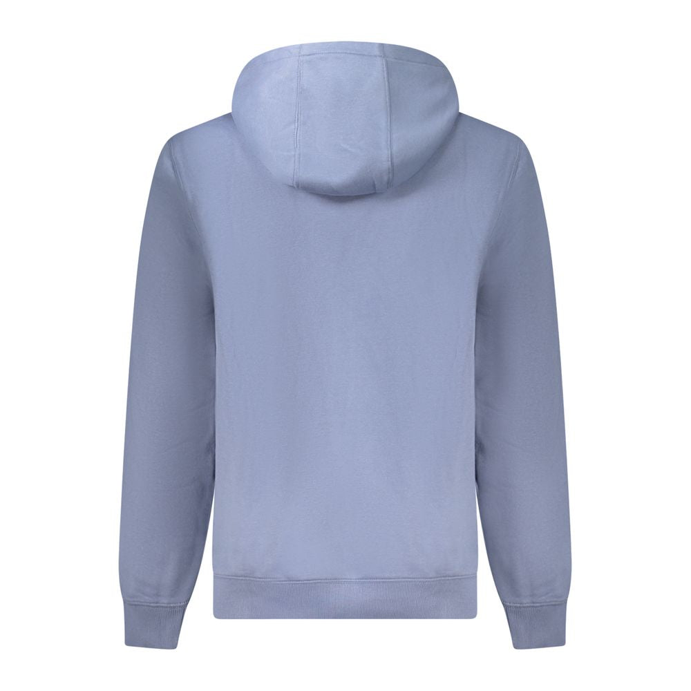 Hooded Sweatshirt Hoodie by Tommy Hilfiger for men in cotton polyester blue & signature features an avant-garde silhouette, showcasing a sophisticated and detail for a truly avant-garde finish.
