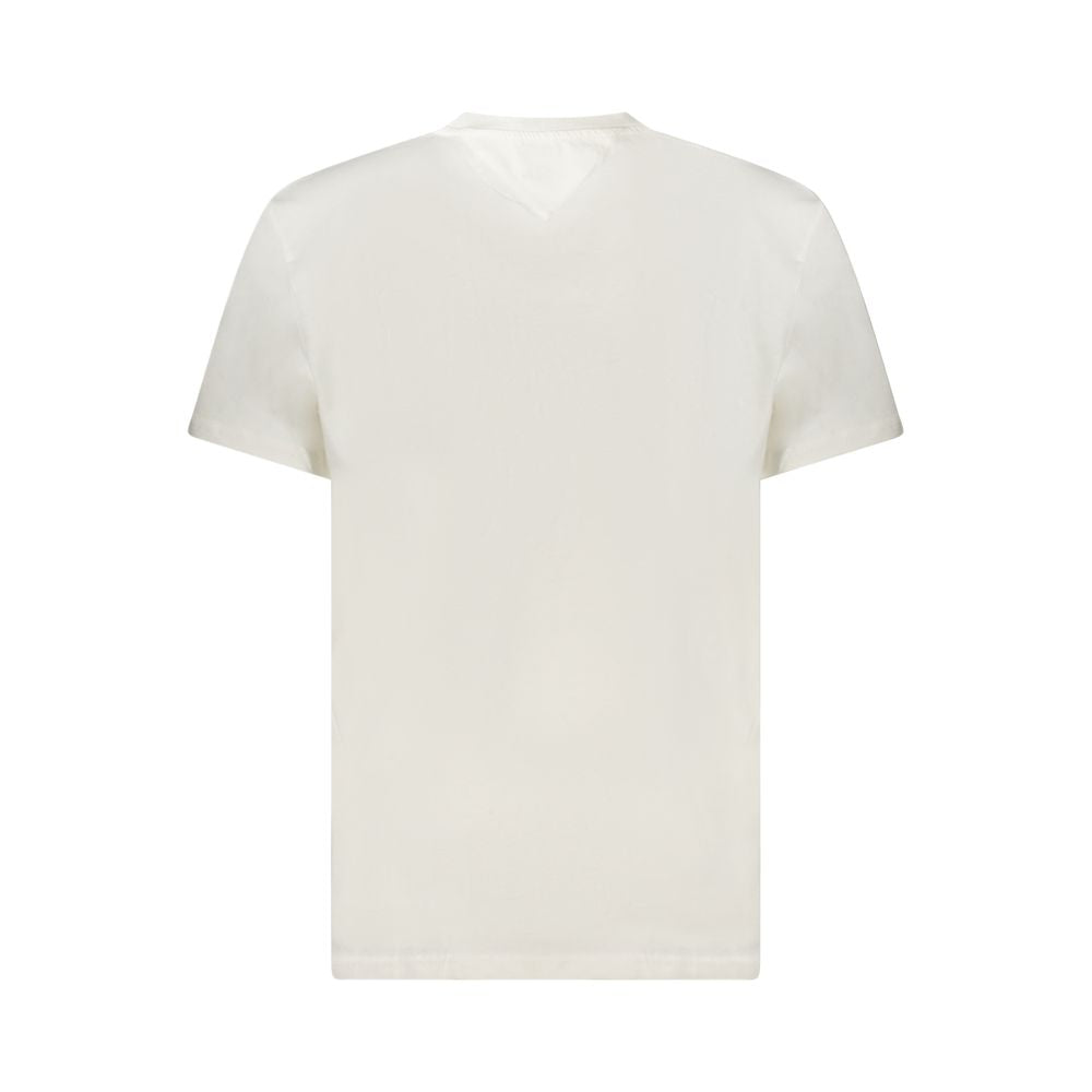 Tommy Hilfiger Crisp Men's Crew Neck Cotton T-Shirt - White