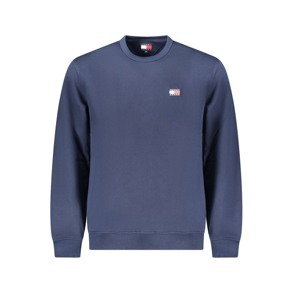 Sweatshirt by Tommy Hilfiger for men in cotton blue features an magnificent silhouette, showcasing a sophisticated and detail for a truly magnificent finish.