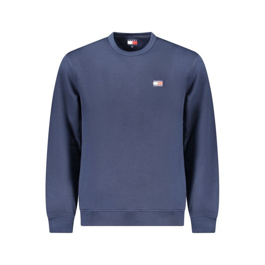 Sweatshirt by Tommy Hilfiger for men in cotton blue features an magnificent silhouette, showcasing a sophisticated and detail for a truly magnificent finish.